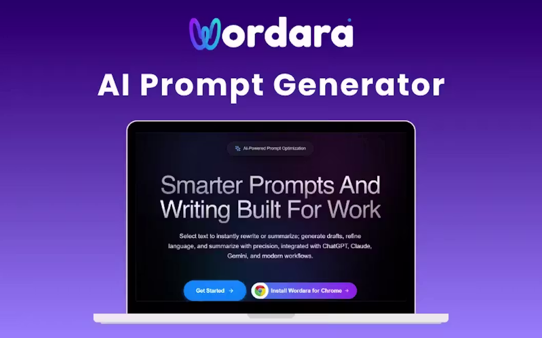 Wordara – AI Prompt Generator | Lifetime Access