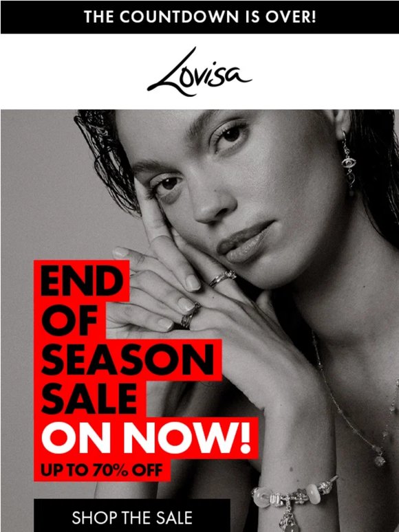 The End of Season Sale is officially here! ✨