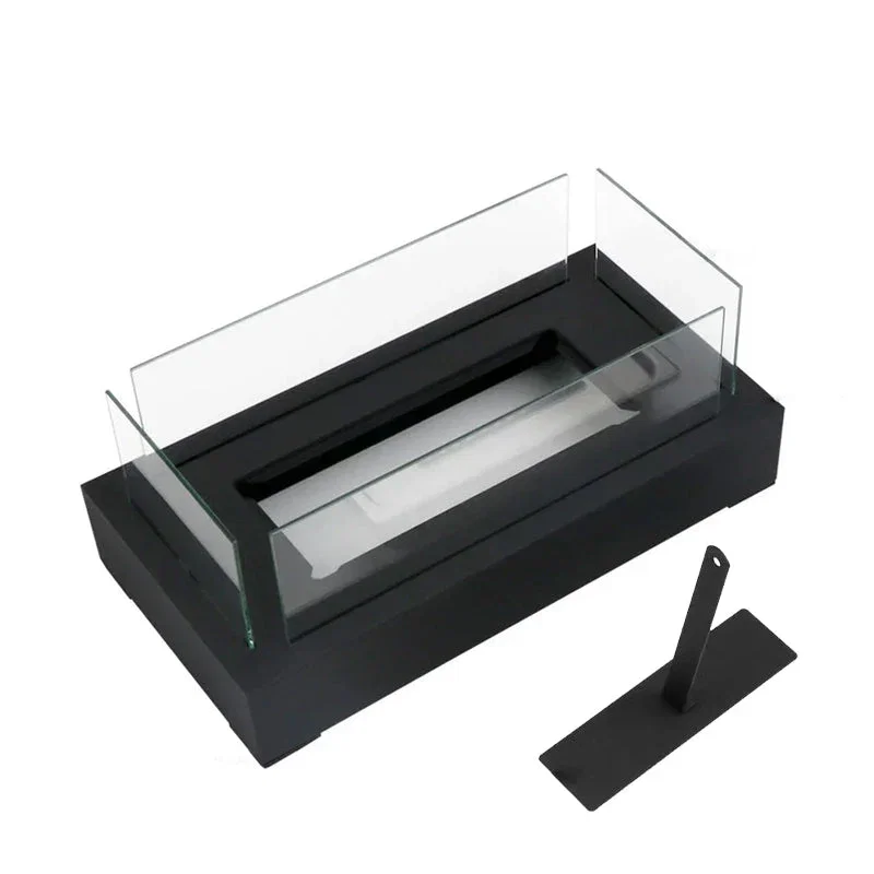 Sakerplus Tabletop Alcohol Fireplace Lamp