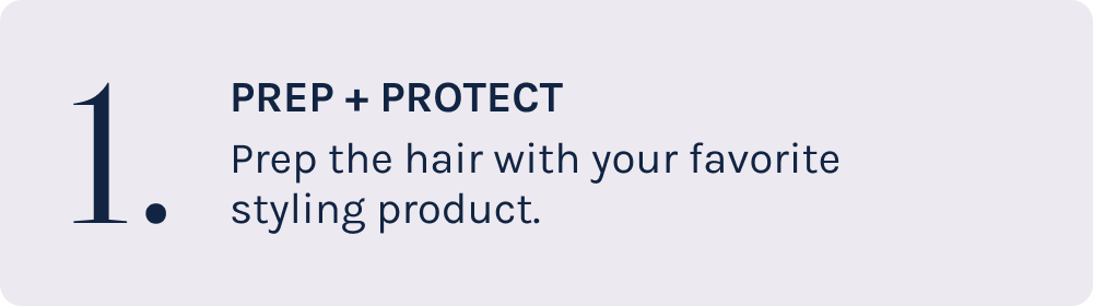 1. Prep + Protect