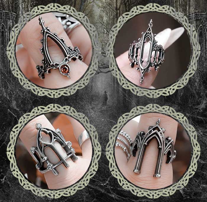 gothic rings