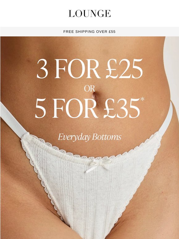 NEW: 3 for £25 or 5 for £35