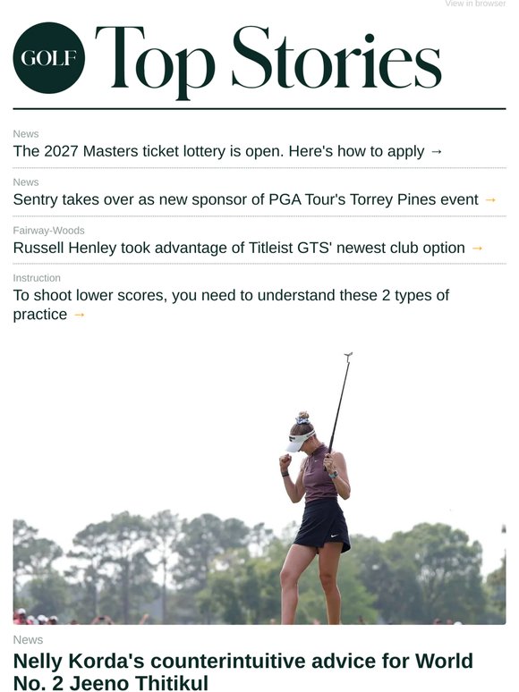 Korda's counterintuitive advice for rival