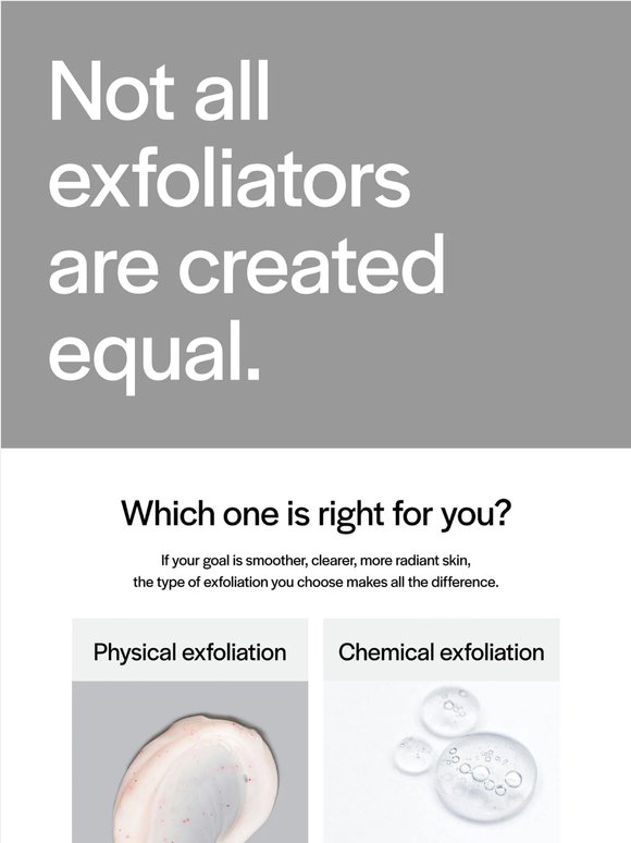 Chemical vs Physical Exfoliation - Which Is Right For You?
