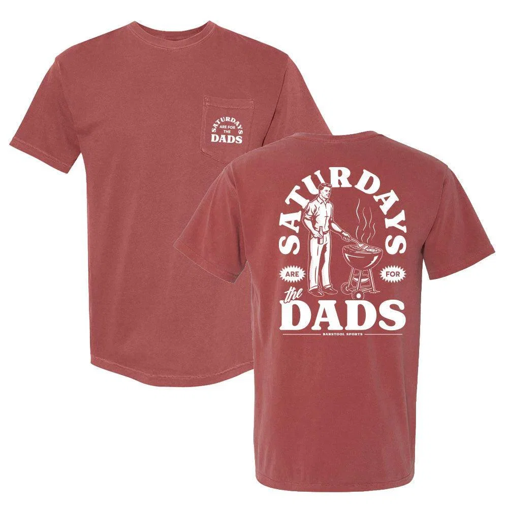 Image of Saturdays Are For The Dads Grill Retro Pocket Tee