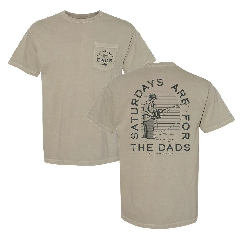 Image of Saturdays Are For The Dads Fish Retro Pocket Tee