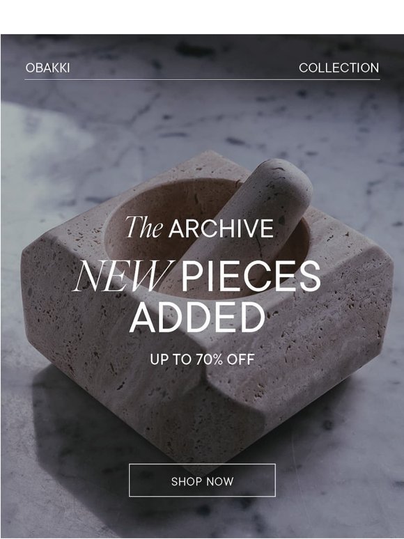 New Additions to The Archive