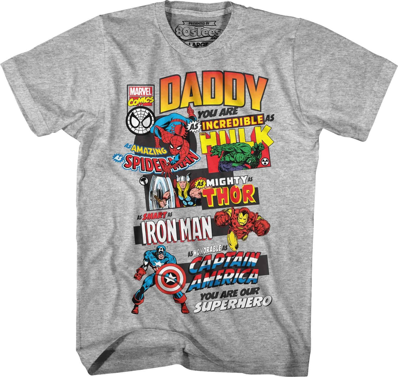 Marvel Comics Father's Day T-Shirt
