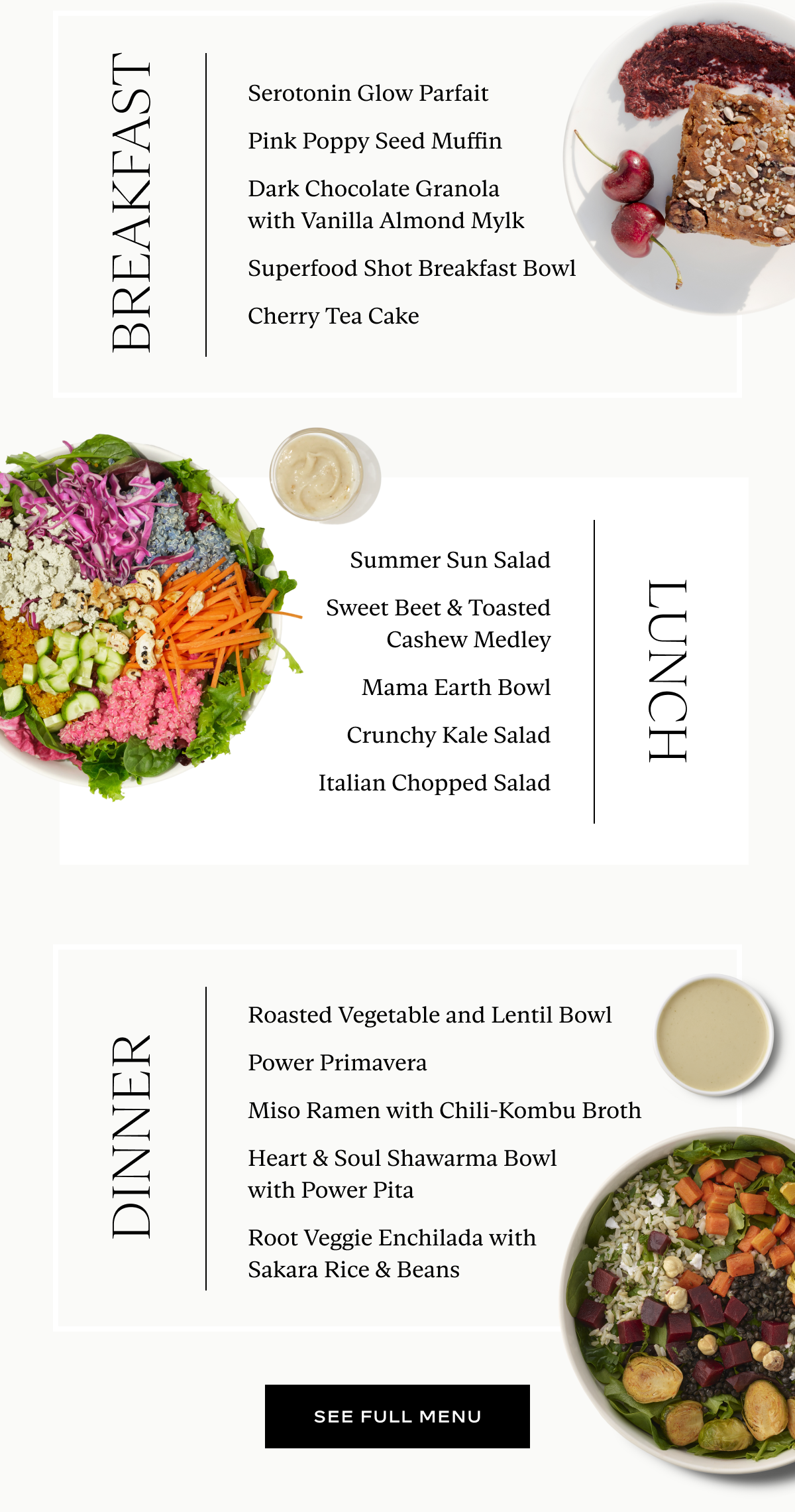 Menu Images