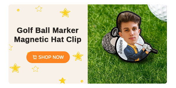 Golf Ball Marker Magnetic Hat Clip