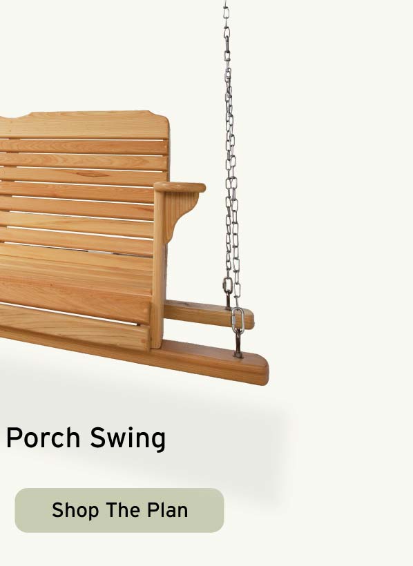 Woodworking Project Paper Plan to Build Outdoor Loving Porch Swing