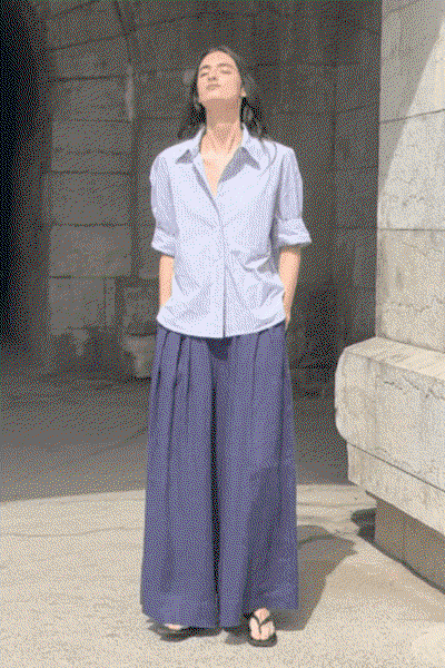 WASHED LINEN CULOTTE
