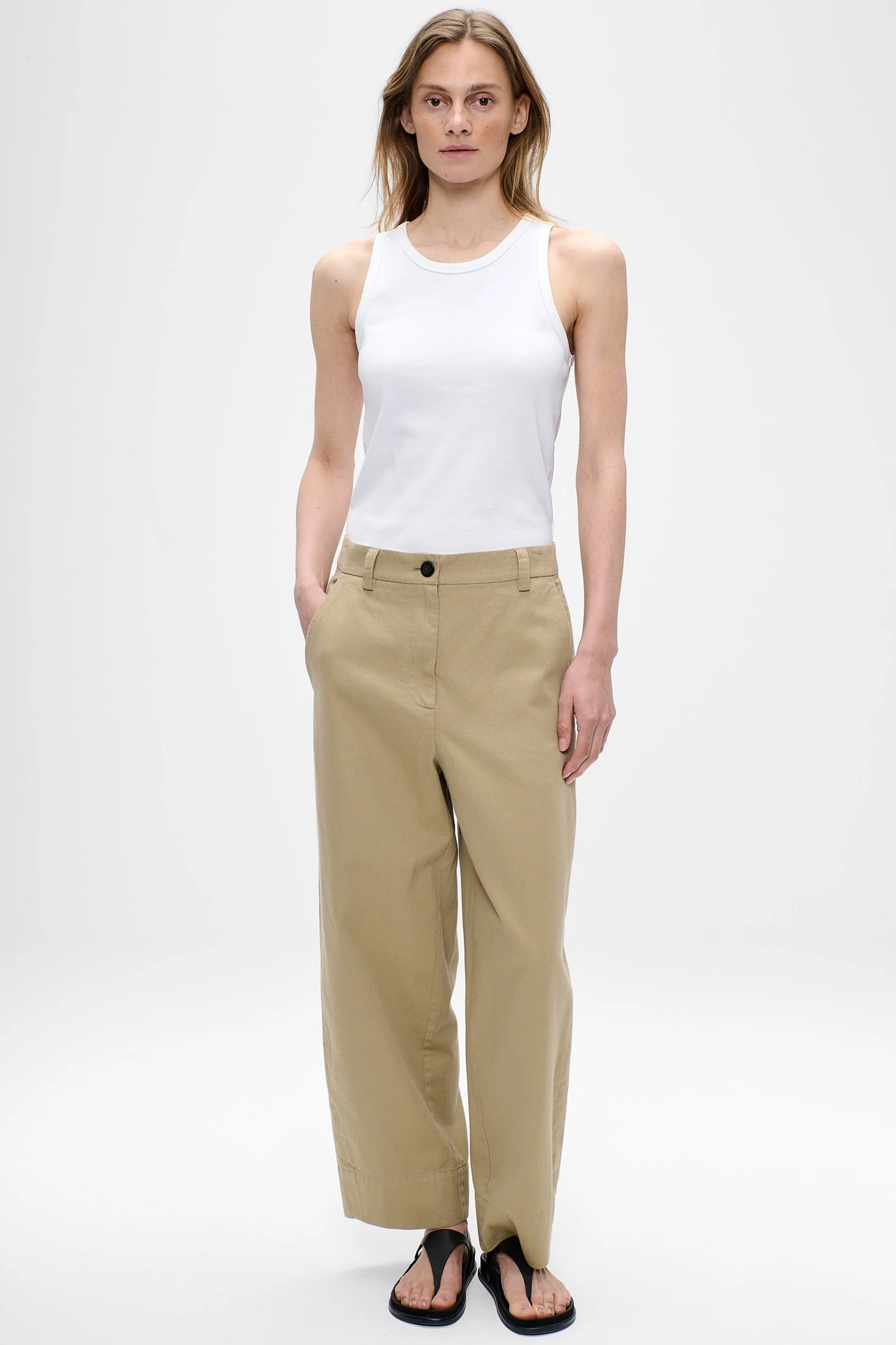 COTTON TWILL ZORA PANTS