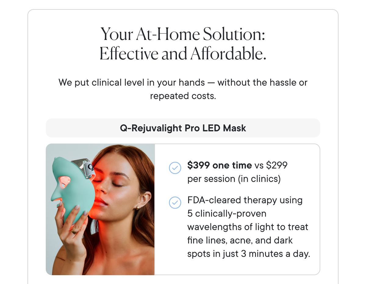 Q-Rejuvalight Pro LED Mask