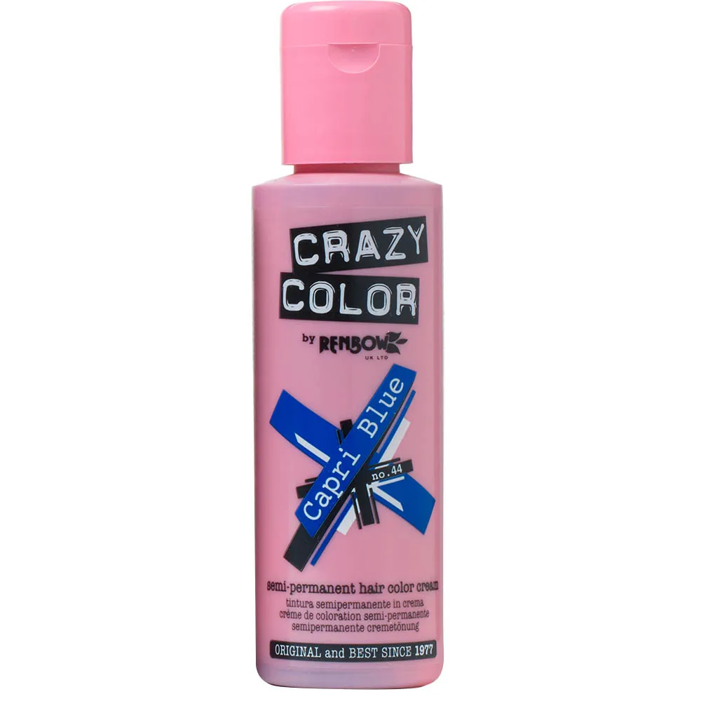 Image of Crazy Color 44 Capri blue 100 ml