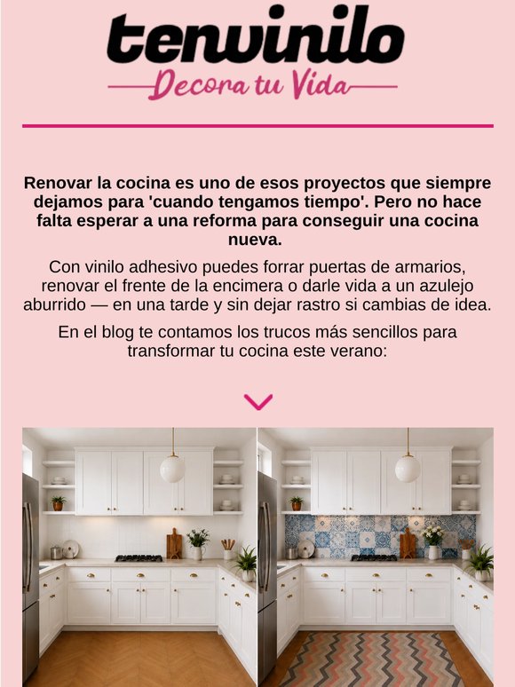 Cómo renovar tu cocina sin obras: ideas fáciles y económicas