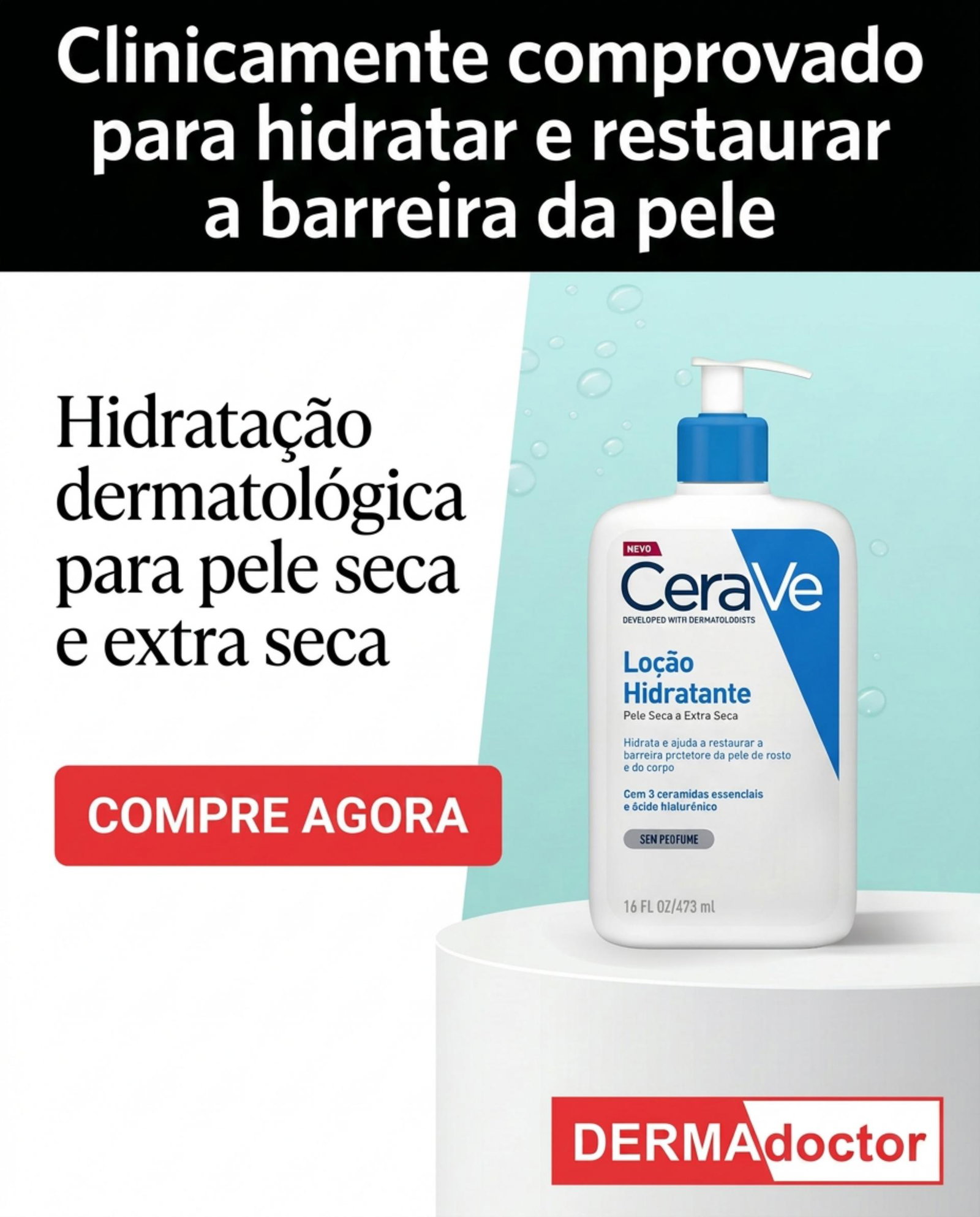 Cerave Loção Hidratante Pele Seca E Extra Seca