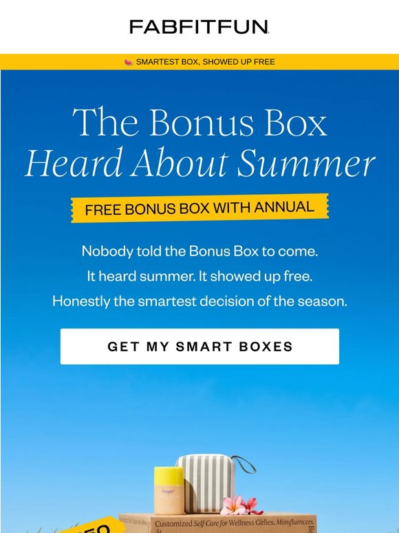 ☀️ The best summers always come with surprises.