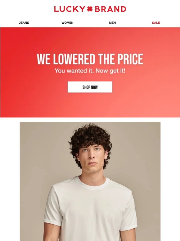YES! The  Venice Burnout Crew Neck Tee is on sale