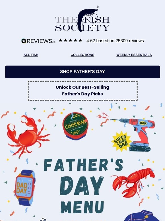 —, Fire up Father's Day Menu