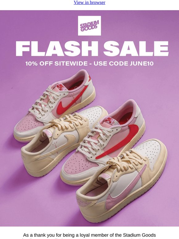 FLASH SALE - 10% OFF SITEWIDE