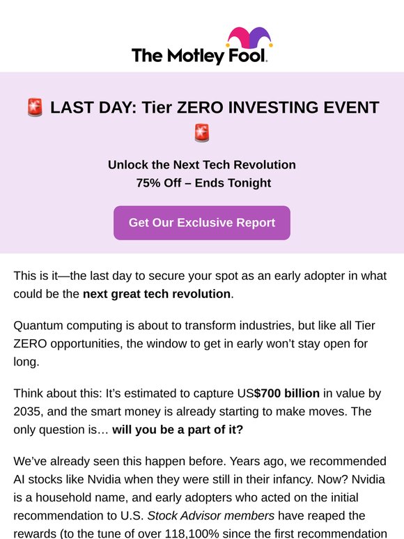 Final Hours to Unlock a Game-Changing Report