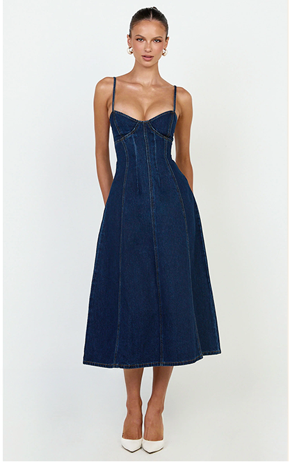 PRISHA MIDI DRESS