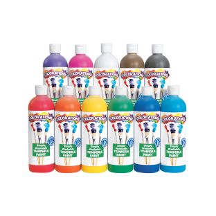 Image of Colorations® Paraben-Free Simply Washable Tempera Paint - Set of 11 Colors