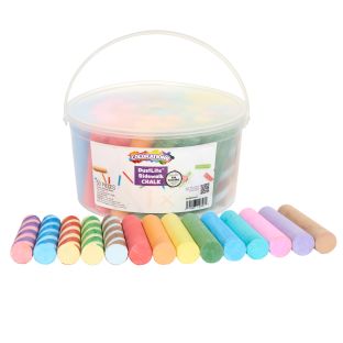 Image of Colorations® DustLite™ Washable Sidewalk Chalk - 50 Pieces