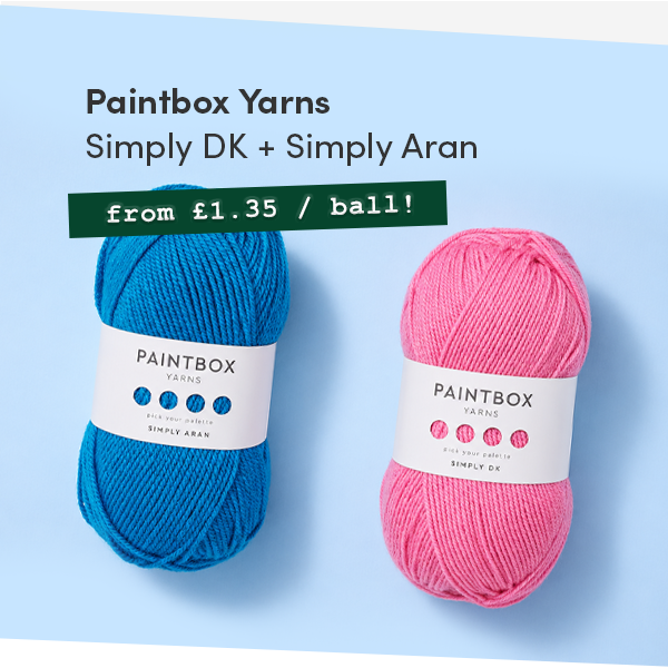 Paintbox Yarns Simply DK & Simply Aran from just £1.35 per ball!