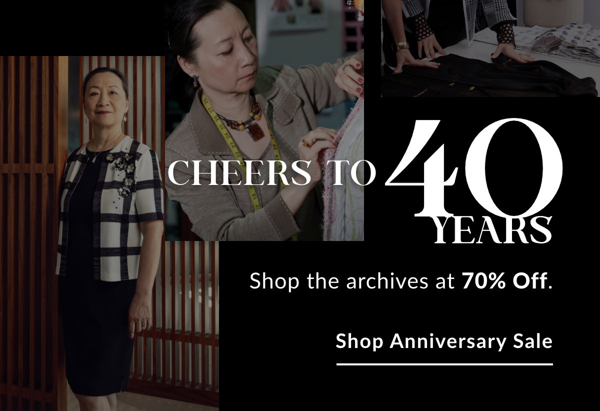 CHEERS TO 40 YEARS - Shop the archives at 70% Off. SHOP ANNIVERSARY SALE >>