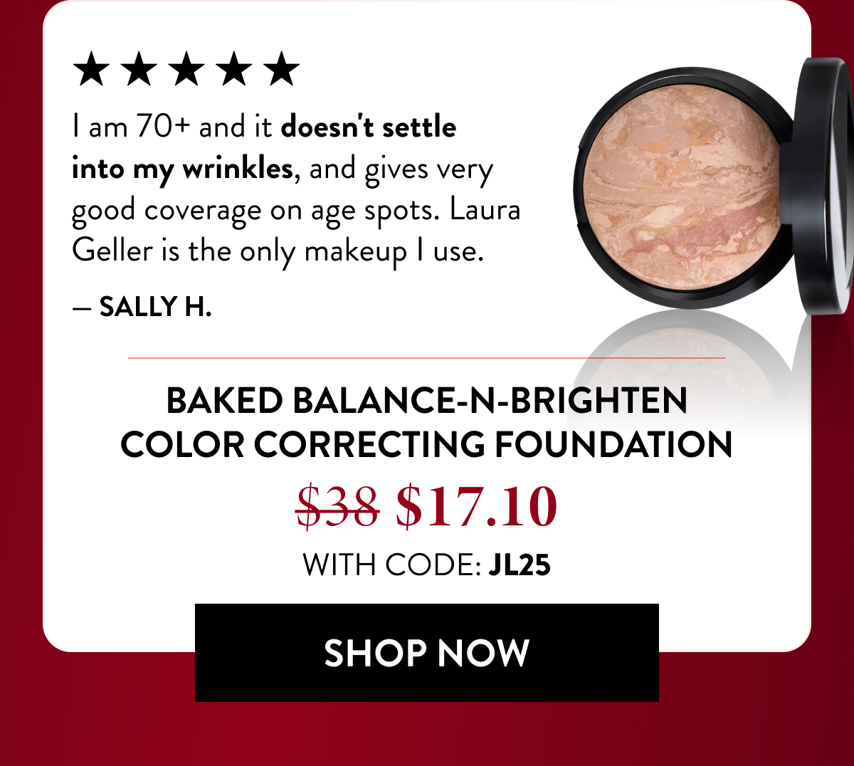 BAKED BALANCE-N-BRIGHTEN COLOR CORRECTING FOUNDATION | SHOP NOW