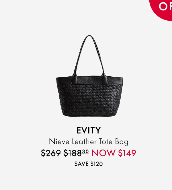 EVITY Nieve Leather Tote Bag