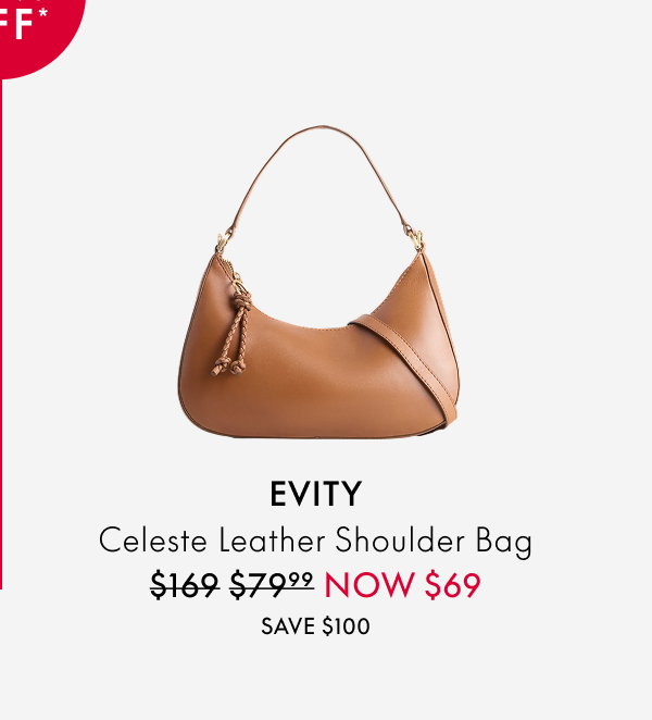 EVITY Celeste Leather Shoulder Bag