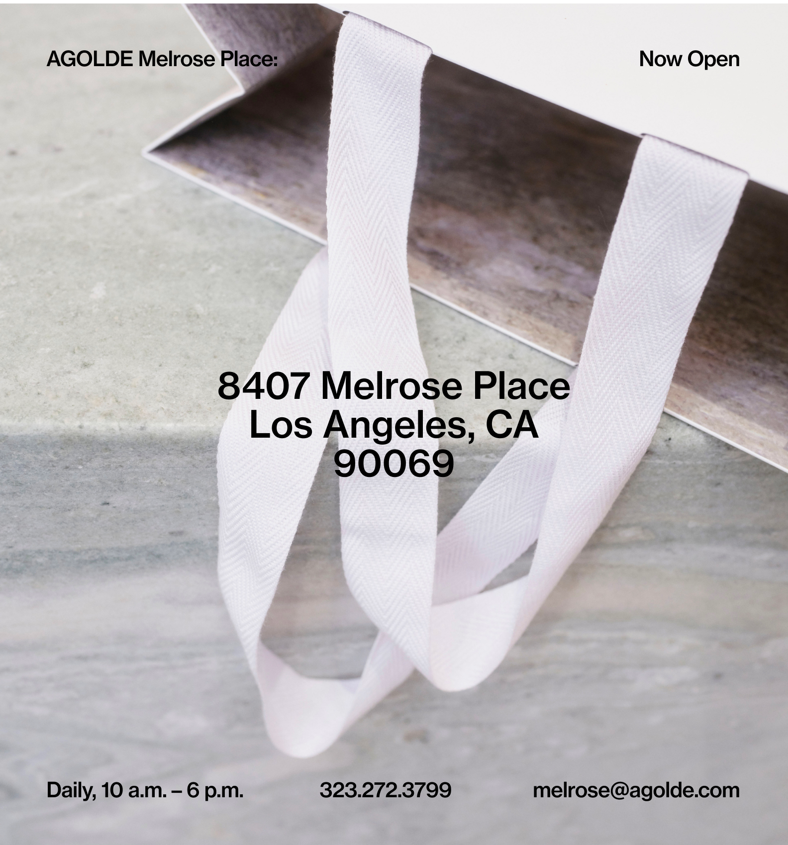 AGOLDE Melrose Place: Now Open