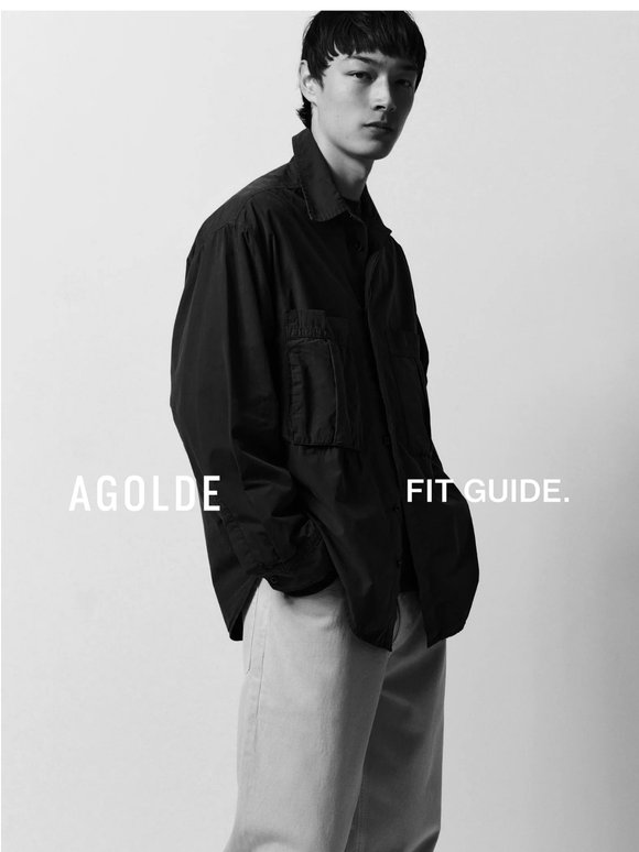 AGOLDE Men's: Fit Guide