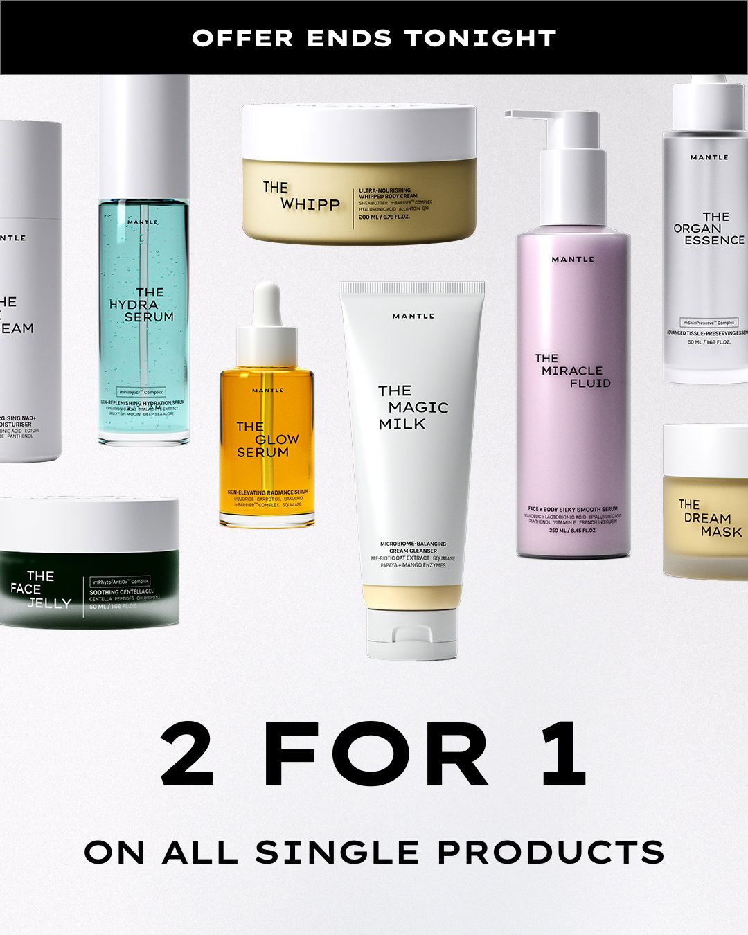 Last chance to shop 2 for 1
