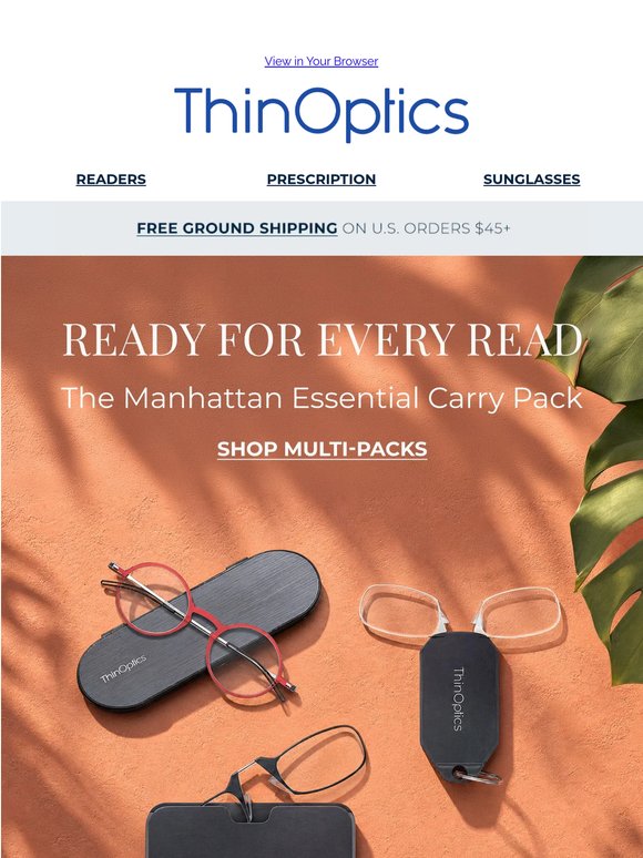 One setup. Three ways to read.