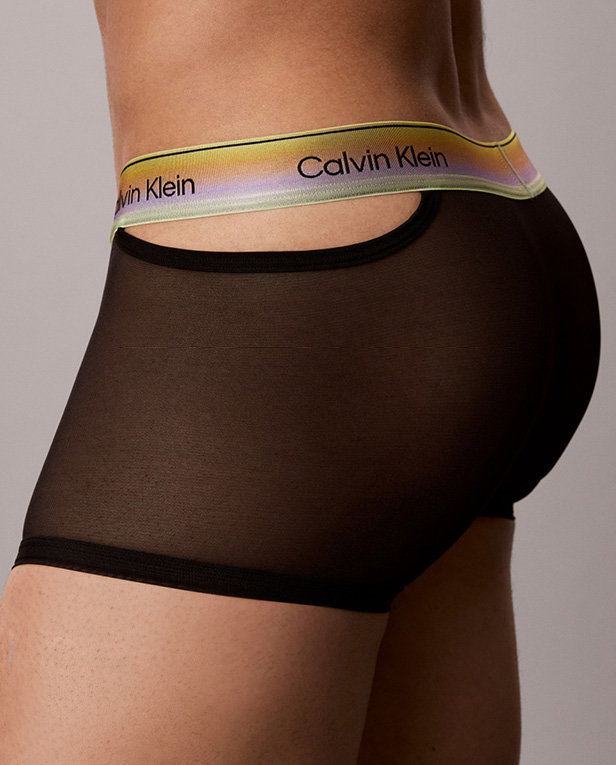 LOW RISE MESH TRUNKS - PRIDE