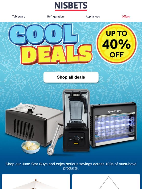 This month's coolest deals - up to 40% off
