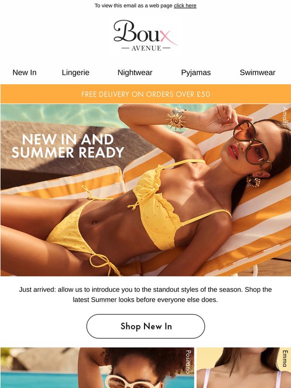 New in and perfect for Summer plans