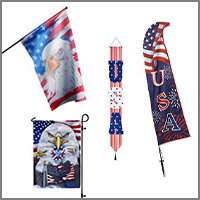 Patriotic Flags and banners