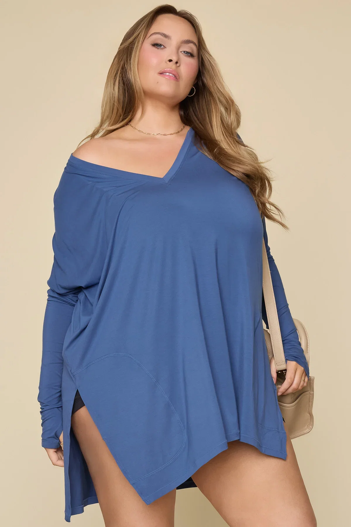 Image of Long Sleeve Supertee™ - Shadow Blue