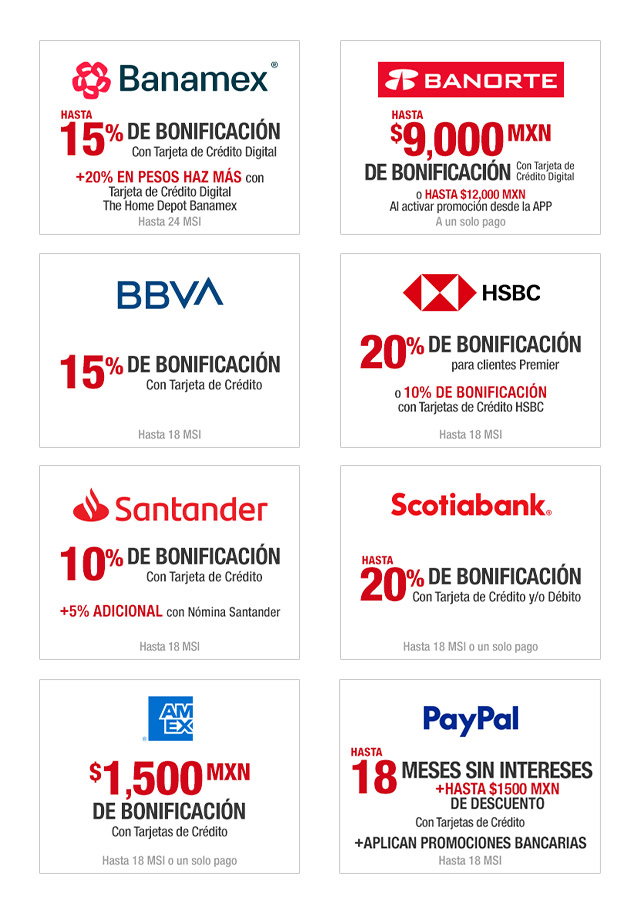 bancos desglose