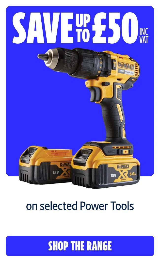 Save up to £50 on selected Power Tools. Shop the range