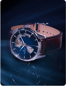 Hamilton Men's Jazzmaster Open Heart Auto Blue Dial Watch H32675540