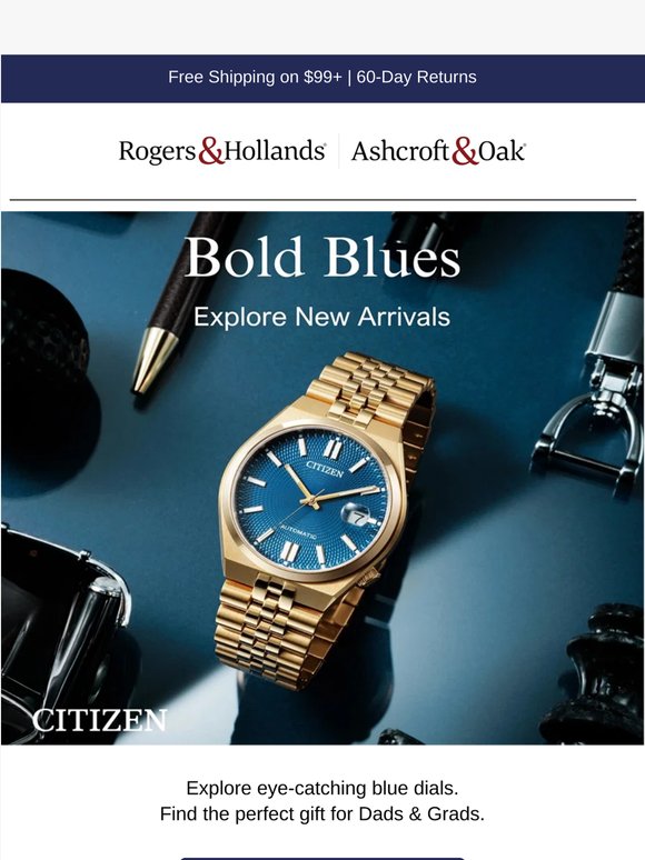 ⌚️New Bold Blue Watches | Explore New Arrivals