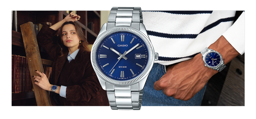 Casio Vintage Classic Analog Blue Dial MTP1302