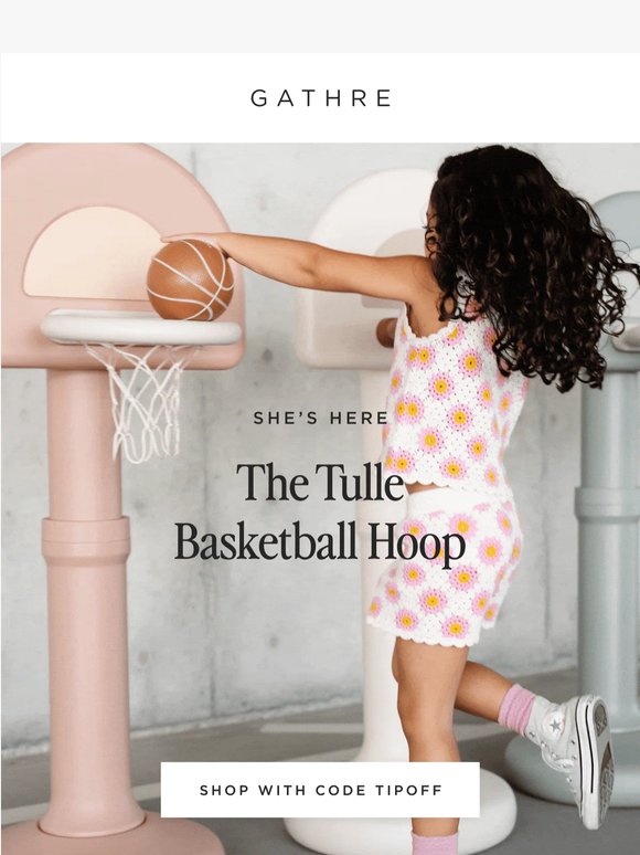 Game on: Meet the Tulle hoop 🎀