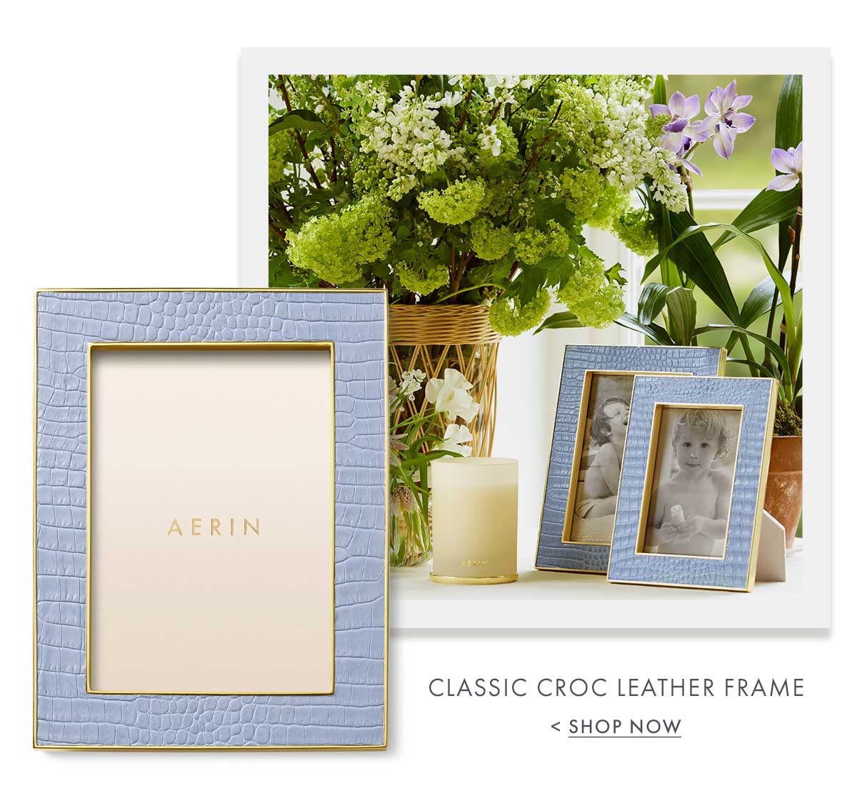 Classic Croc Leather 5x7 Frame